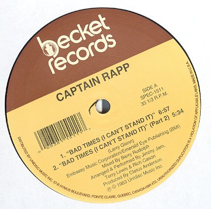 vinyl Captain Rapp