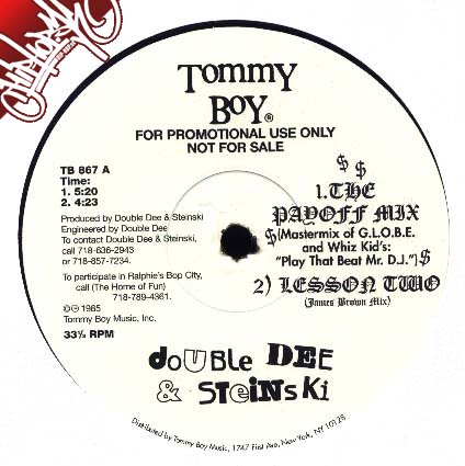 vinyl Double Dee and Steinski