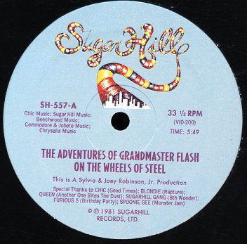 vinyl Grandmaster Flash