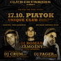 Club Crushers doplnený o rakúskeho maniaka DJ Cruma rozbijú klub Unique 17. októbra 2008