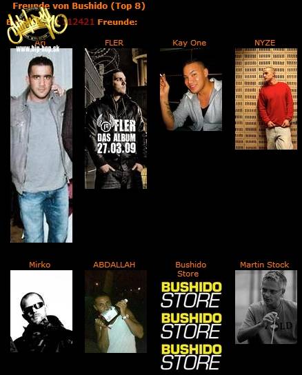 Bushido Top Friends