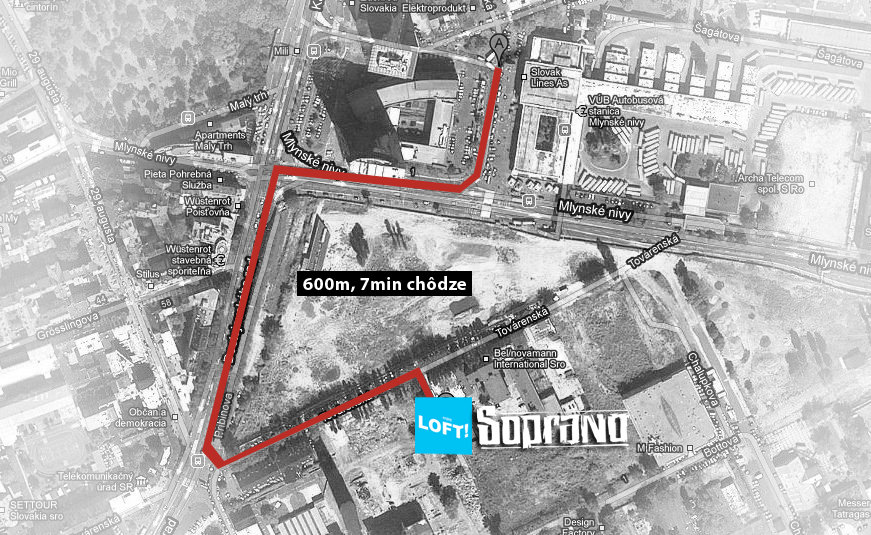 mapa Loft
